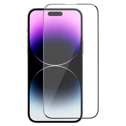 X-LEVEL For iPhone 16 Pro Screen Protector HD Tempered Glass Film Silk Printing 2.5D Full Coverage