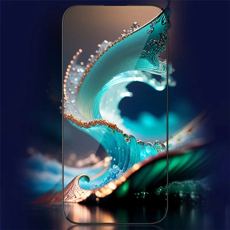 X-LEVEL For iPhone 16 Pro Screen Protector HD Tempered Glass Film Silk Printing 2.5D Full Coverage