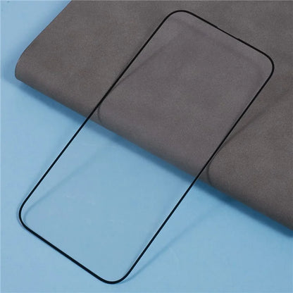 For iPhone 16 Plus Tempered Glass Screen Protector Electroplated Anti-Fingerprint Film
