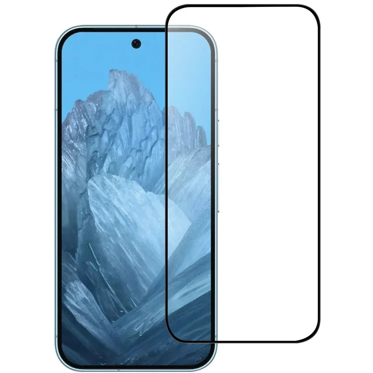 For Google Pixel 9 / 9 Pro AGC Glass Screen Protector Full Glue Black Edge Screen Film