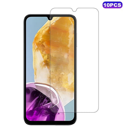 10Pcs / Pack For Samsung Galaxy M15 5G Screen Protector 9H Hardness 0.33mm 2.5D