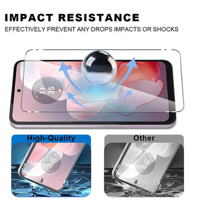 For Motorola Moto G73 5G Screen Protector 2.5D Arc Edge High Transparency