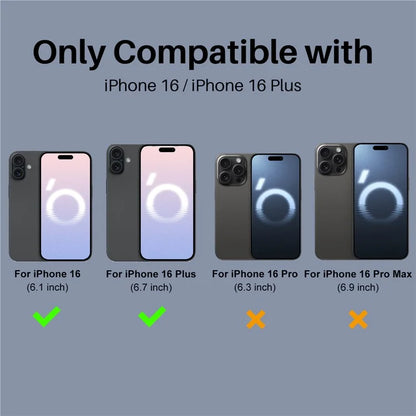 NORTHJO 2 Sets for iPhone 16 / 16 Plus Camera Lens Protector CD Veins Metal Ring Tempered Glass Lens Guard