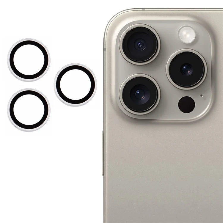X-LEVEL AR Spotlight Series For iPhone 16 Pro / 16 Pro Max Individual Lens Protector Set Tempered Glass