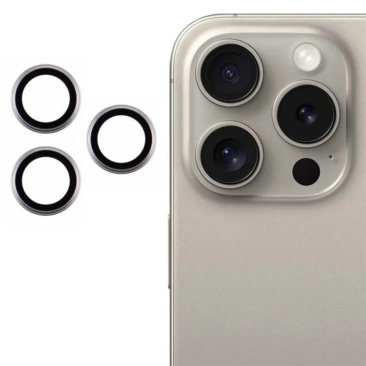 X-LEVEL AR Spotlight Series For iPhone 16 Pro / 16 Pro Max Individual Lens Protector Set Tempered Glass