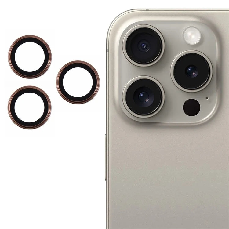 X-LEVEL AR Spotlight Series For iPhone 16 Pro / 16 Pro Max Individual Lens Protector Set Tempered Glass