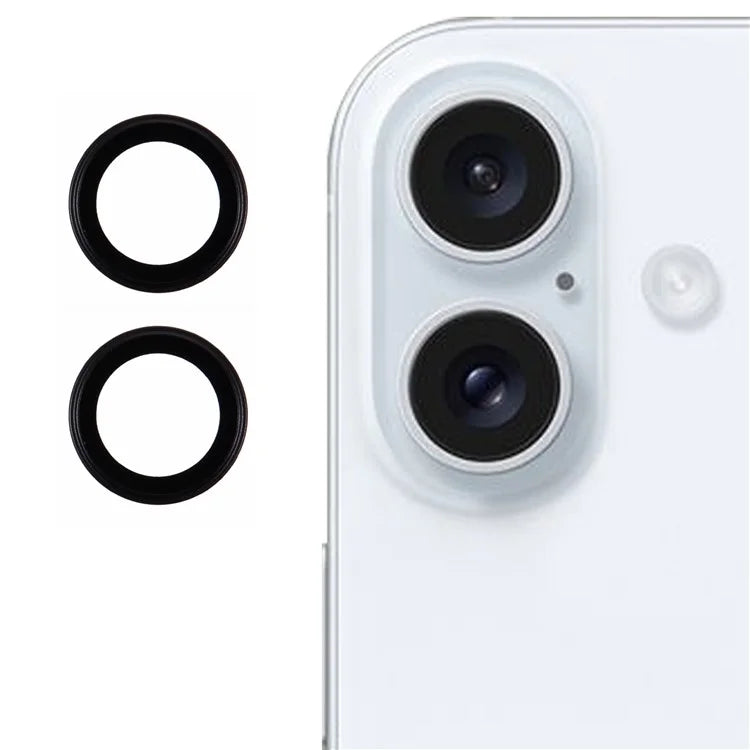 X-LEVEL AR Spotlight Series For iPhone 16 / 16 Plus Camera Lens Protector Set HD Individual Lens Film
