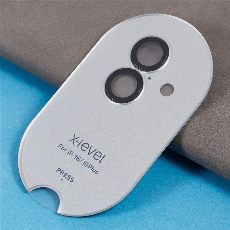 X-LEVEL AR Spotlight Series For iPhone 16 / 16 Plus Camera Lens Protector Set HD Individual Lens Film