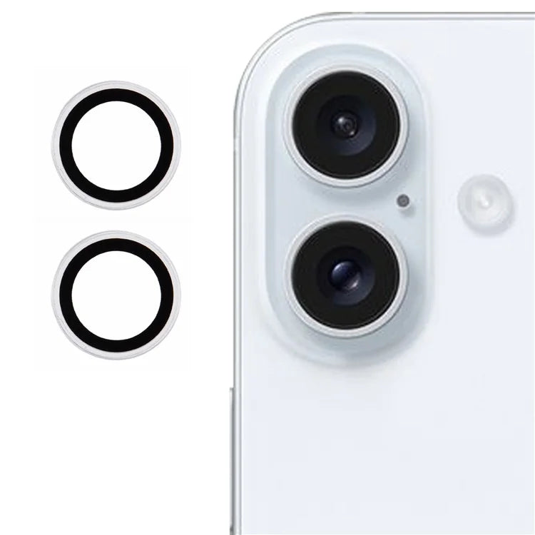 X-LEVEL AR Spotlight Series For iPhone 16 / 16 Plus Camera Lens Protector Set HD Individual Lens Film