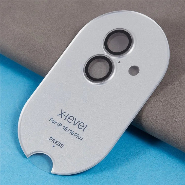X-LEVEL AR Spotlight Series For iPhone 16 / 16 Plus Camera Lens Protector Set HD Individual Lens Film