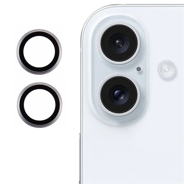 X-LEVEL AR Spotlight Series For iPhone 16 / 16 Plus Camera Lens Protector Set HD Individual Lens Film