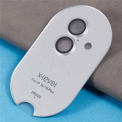 X-LEVEL AR Spotlight Series For iPhone 16 / 16 Plus Camera Lens Protector Set HD Individual Lens Film