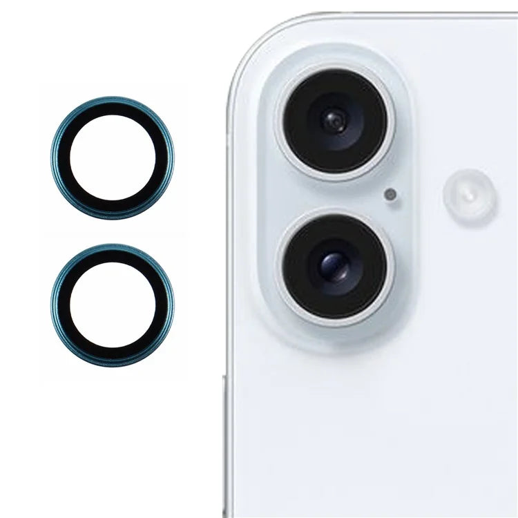 X-LEVEL AR Spotlight Series For iPhone 16 / 16 Plus Camera Lens Protector Set HD Individual Lens Film