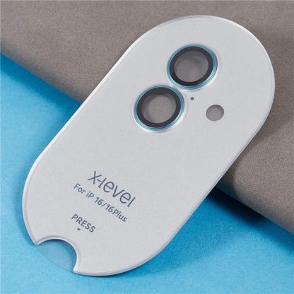 X-LEVEL AR Spotlight Series For iPhone 16 / 16 Plus Camera Lens Protector Set HD Individual Lens Film