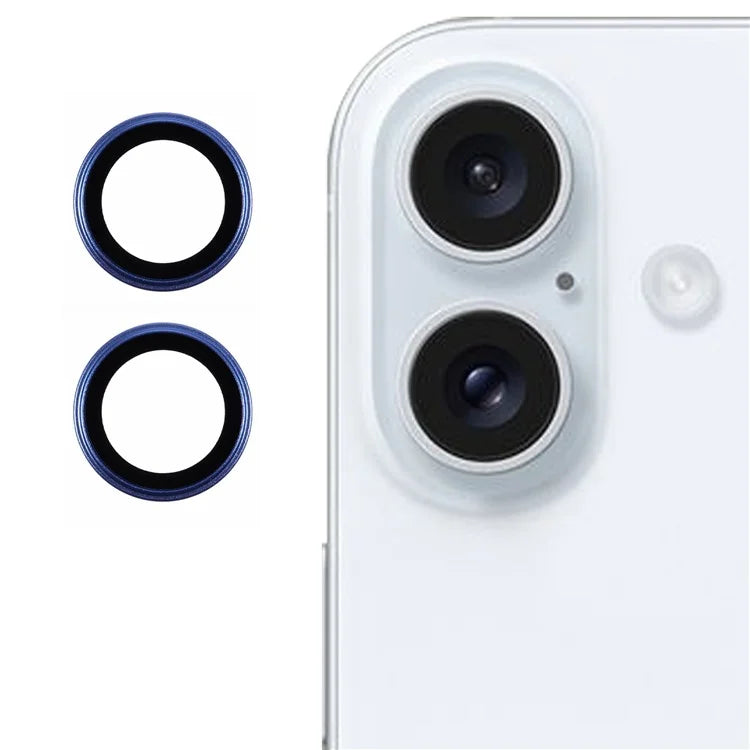 X-LEVEL AR Spotlight Series For iPhone 16 / 16 Plus Camera Lens Protector Set HD Individual Lens Film