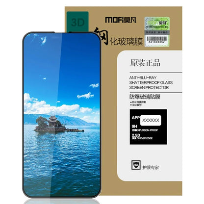 MOFI JK 3D Tempered Glass Film-1 for iPhone 16 Pro Max Full Screen Protector Explosion-proof