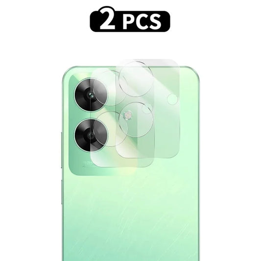 RURIHAI 2Pcs For Realme C61 4G Camera Lens Protector 0.2mm 2.5D Arc Edge Rear Lens Film