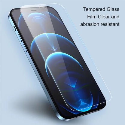 AMORUS For iPhone 16 Plus Screen Protector No Bubbles HD Tempered Glass Film