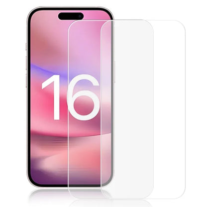 AMORUS 2Pcs For iPhone 16 Screen Protector HD Screen Tempered Glass Film