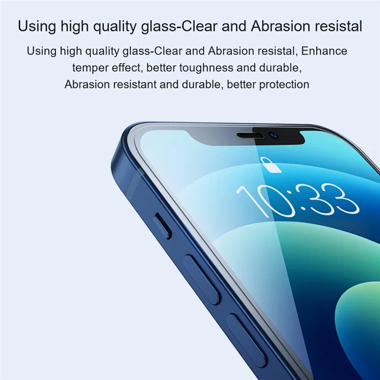 AMORUS 2Pcs For iPhone 16 Screen Protector HD Screen Tempered Glass Film