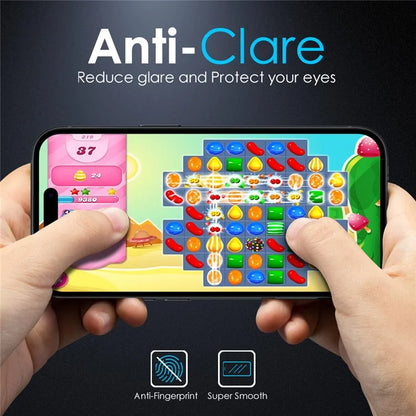 NORTHJO A++ For iPhone 15 Matte Screen Protector Anti-Fingerprint Full Coverage Tempered Glass Film