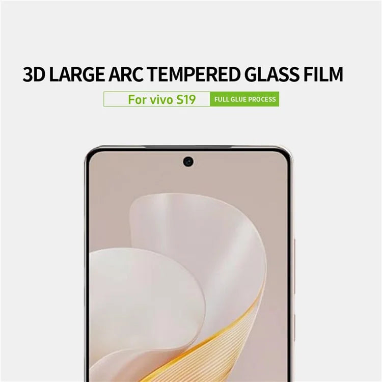 PINWUYO JK 3D Tempered Glass Film Series-2 for vivo S19 5G Screen Protector High Aluminium-silicon Glass