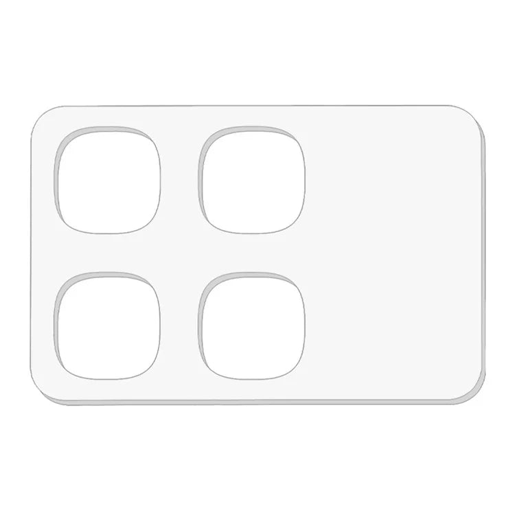 For Xiaomi Redmi K70 Ultra Phone Camera Protector Tempered Glass Rear Lens Film with Bottom Plate