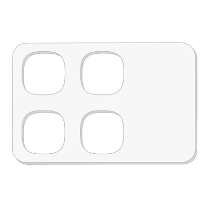 For Xiaomi Redmi K70 Ultra Phone Camera Protector Tempered Glass Rear Lens Film with Bottom Plate