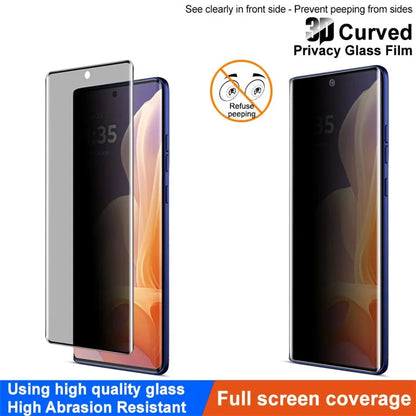 IMAK For Motorola Moto G85 5G / S50 Neo 5G Anti-Spy Full Screen Protector Tempered Glass Film