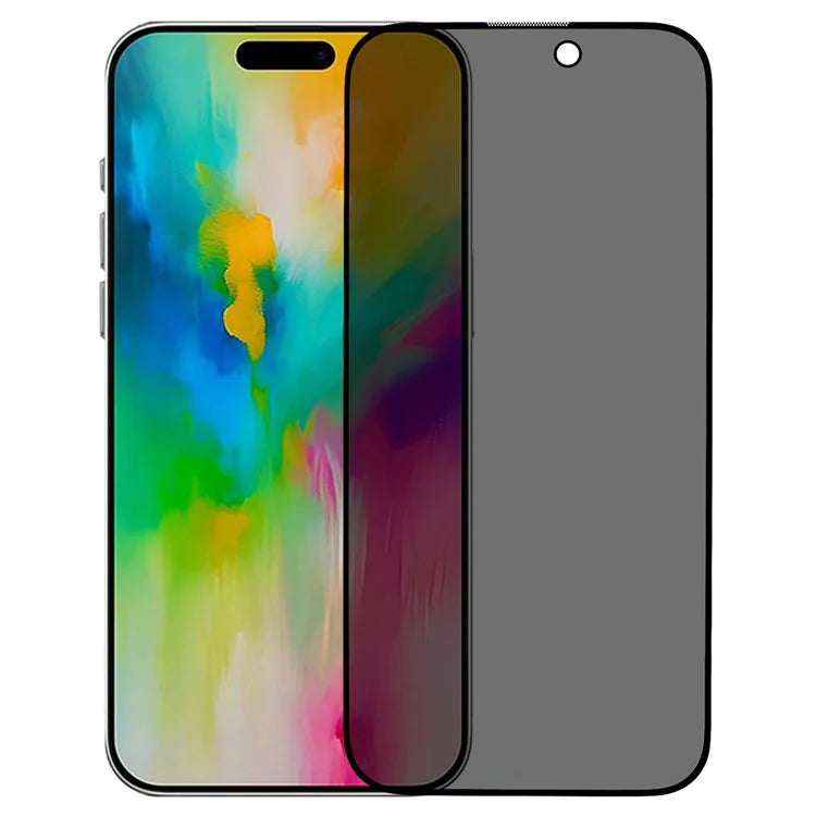 For iPhone 16 Pro Max Anti-Peep Screen Protector Tempered Glass Film