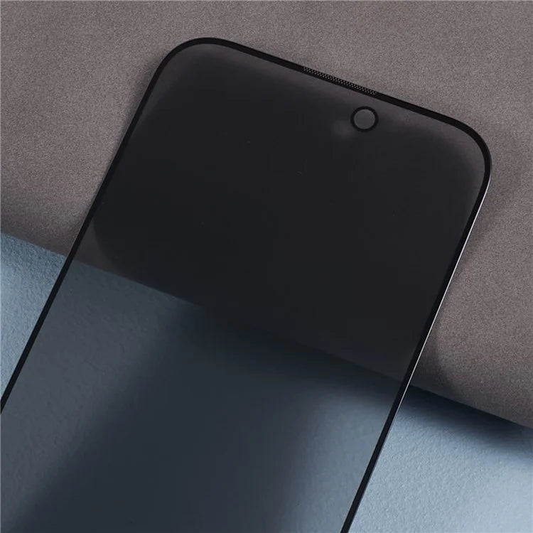For iPhone 16 Pro Anti-Peep Screen Protector Tempered Glass Film