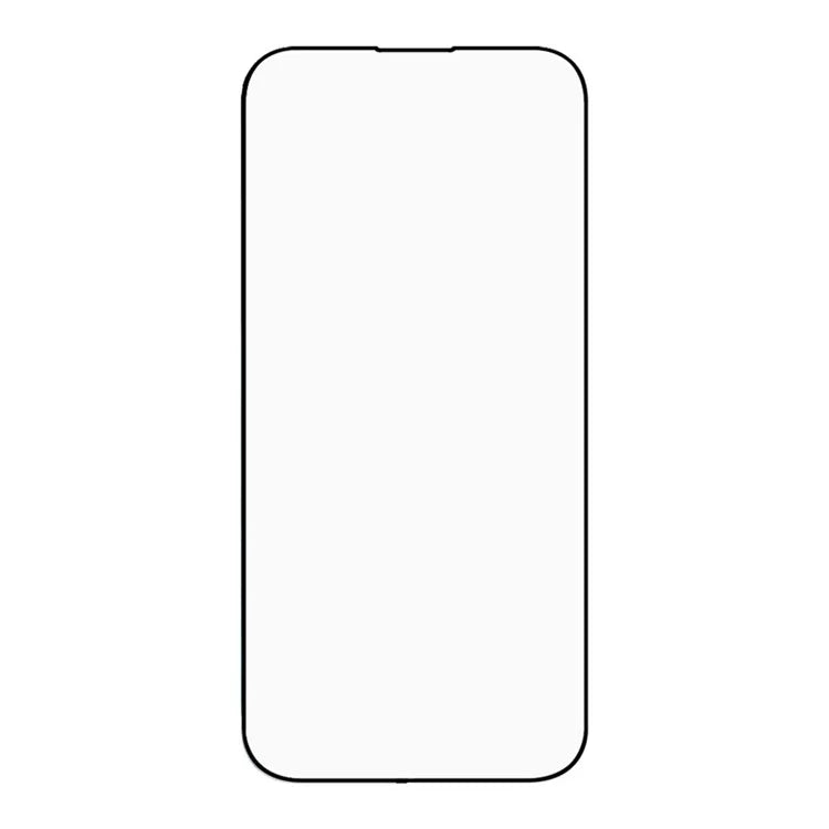 For iPhone 16 Pro Max Tempered Glass Film Full Coverage Silk Print Full Glue Screen Protector