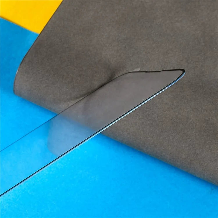 For iPhone 16 Pro Max Tempered Glass Film Full Coverage Silk Print Full Glue Screen Protector