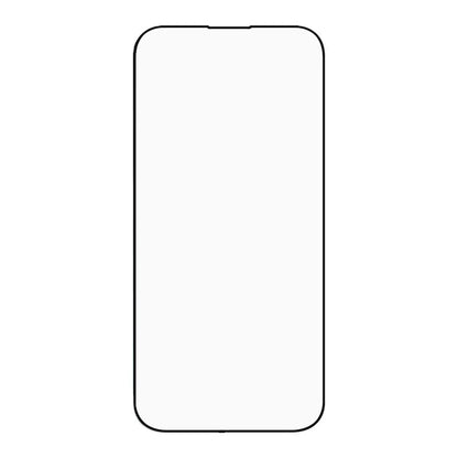 For iPhone 16 Pro Tempered Glass Film Full Coverage Silk Print Screen Protector Full Glue