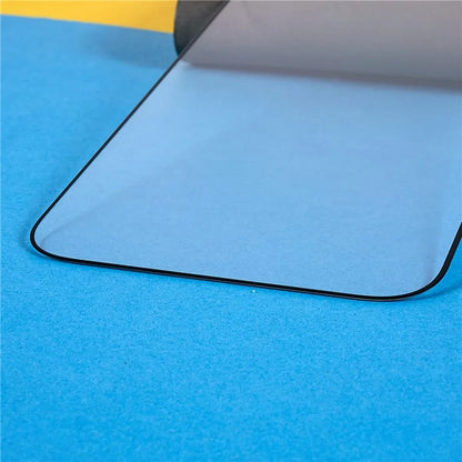 For iPhone 16 Pro Tempered Glass Film Full Coverage Silk Print Screen Protector Full Glue