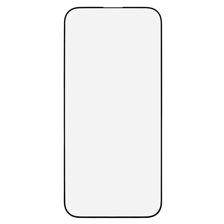 For iPhone 16 Full Coverage Silk Print  Tem9Dpered Glass Film Anti-Shatter Screen Protector