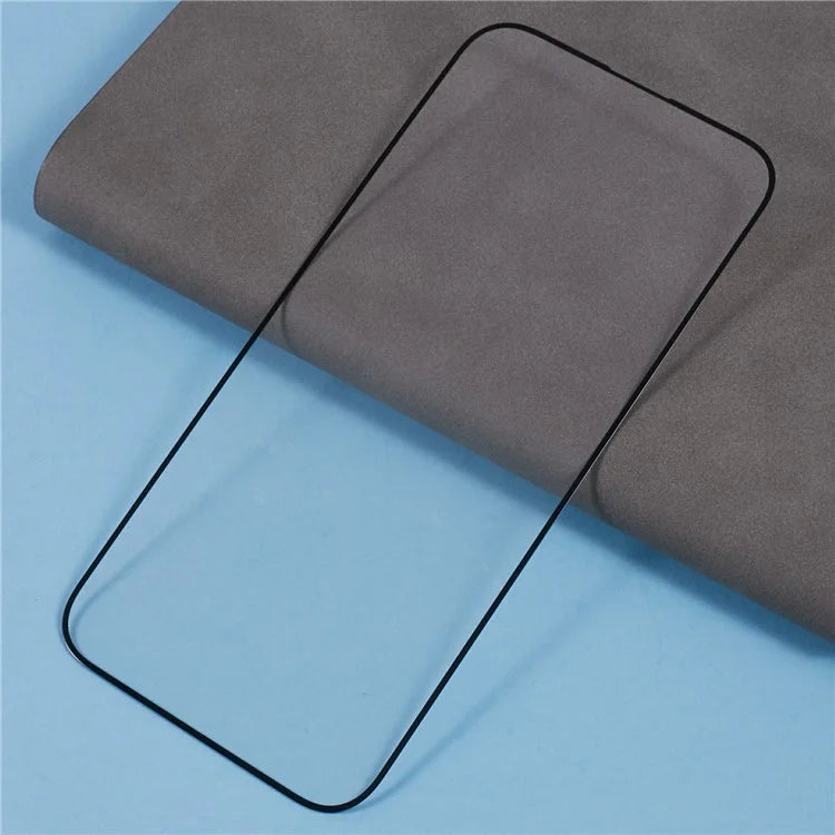 For iPhone 16 Full Coverage Silk Print  Tem9Dpered Glass Film Anti-Shatter Screen Protector