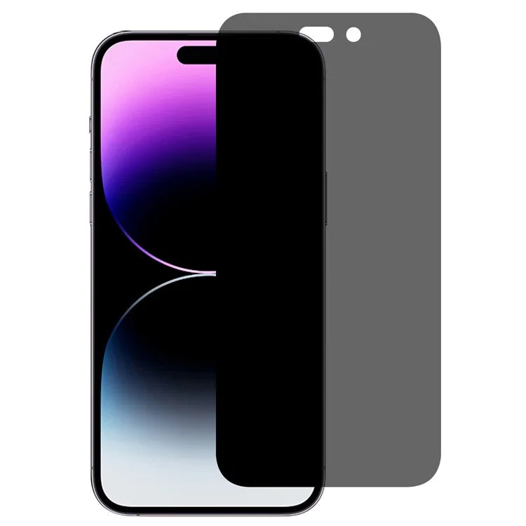 For iPhone 16 Anti-spy Tempered Glass Screen Protector Anti-scratch Full Coverage Screen Film