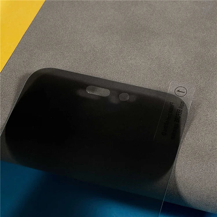 For iPhone 16 Plus / 15 Plus Anti-Spy Tempered Glass Screen Protector Anti-Scratch Full Coverage Screen Film