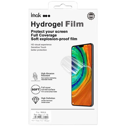 IMAK Hydrogel Film 4th Gen for Motorola Razr 50 Ultra 5G / Razr+ 2024 5G 1 Set TPU Screen Film (Front Screen+Rear Screen)