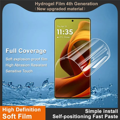 IMAK Hydrogel Film 4th Gen for Motorola Moto G85 5G / S50 Neo 5G Full Screen Protector Ultra Clear Soft TPU Film