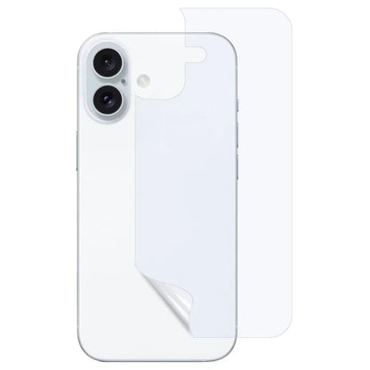 For iPhone 16 Plus Phone Back Protector Anti-blue-ray Explosion-proof Soft PET Back Film
