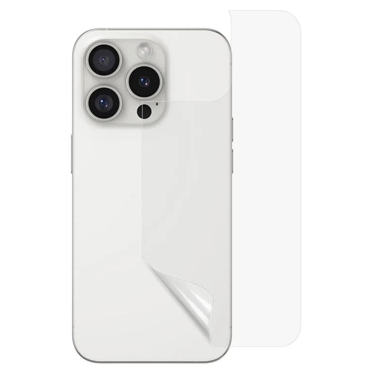 For iPhone 16 Pro Max PET Phone Back Protector Nano HD Clear Anti-explosion Back Protective Film