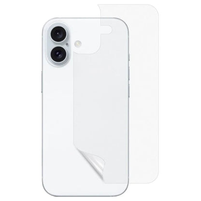 For iPhone 16 Matte Phone Back Protector Film Anti-scratch Soft PET Back Cover