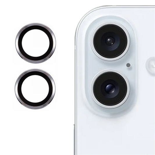 2Pcs / Set For iPhone 16 / 16 Plus Camera Lens Protector Scratch-Resistant Corning Gorilla Glass Lens Film