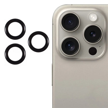 3Pcs / Set For iPhone 16 Pro / 16 Pro Max Camera Lens Protector Scratch-Resistant Corning Gorilla Glass Lens Film
