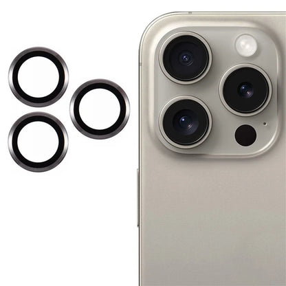 3Pcs / Set For iPhone 16 Pro / 16 Pro Max Camera Lens Protector Scratch-Resistant Corning Gorilla Glass Lens Film