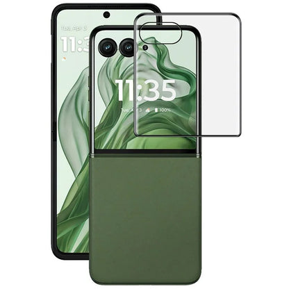 IMAK For Motorola Razr 50 Ultra 5G  /  Razr+ 2024 5G Rear Screen Protector 3D Curved Tempered Glass Screen Film