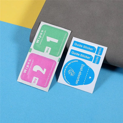 For iPhone 16 Plus Screen Protector Anti-Scratch 2.5D Arc Edge Silk Printing High Aluminum-Silicone Glass Clear Screen Film