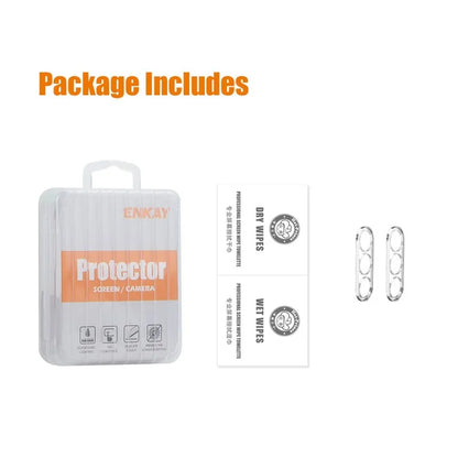 ENKAY HAT PRINCE 2Pcs for Samsung Galaxy S24 FE Camera Lens Protector 0.2mm 9H Tempered Glass Lens Film